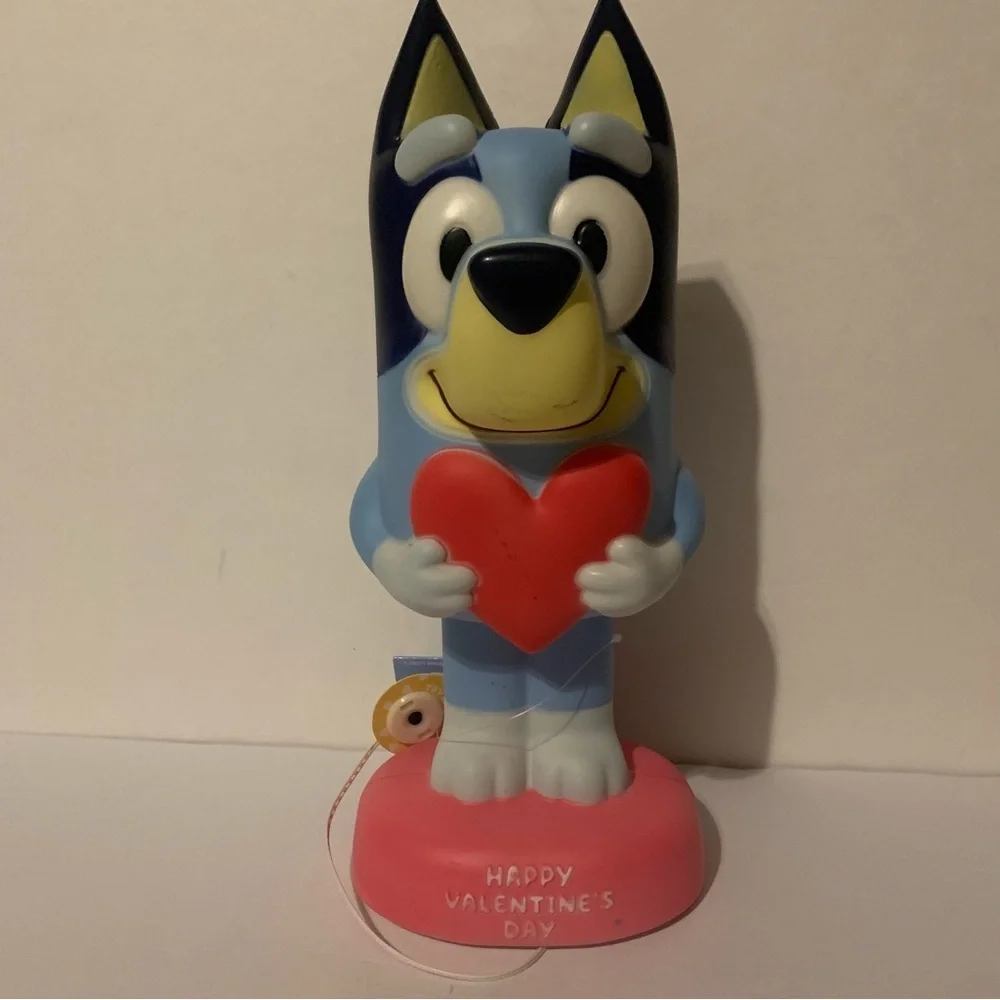 NWT. BLUEY 14” Valentine’s Day Blow Mold